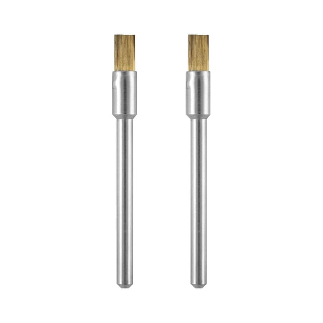 Cepillos Dremel 537-02 de latón de 1/8 de diámetro (paquete de 2)