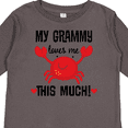 thumbnail image 4 of Inktastic Grammy Loves Me Grandchild Gift Boys or Girls Long Sleeve Toddler T-Shirt, 4 of 5