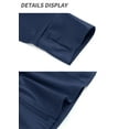 thumbnail image 6 of TACVASEN Women's UPF50+ Sun Protection Shirts Long Sleeve Quick Outdoor Navy 2XL, 6 of 7