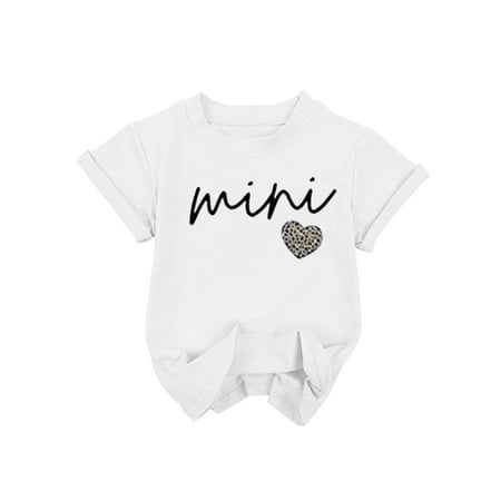 

Aompmsdx Monther Day Mommy And Me Matching Outfit Mama Mini Love Shirt Monther Day Short Sleeve Family Matching Tshirtfamily Christmas Pajamas
