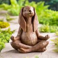 thumbnail image 2 of Precio sorpresa!Adornos de resina de conejo de orejas largas, decoraciones de jardín, esculturas de animales, muebles para el hogar, artesanías de resina para exteriores, 2 of 9