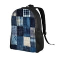 thumbnail image 2 of Fotbe Indigo Patchwork Quilt Mochila de Viaje para Laptop, Mochila Ejecutiva Delgada y Resistente 15.6", 2 of 8