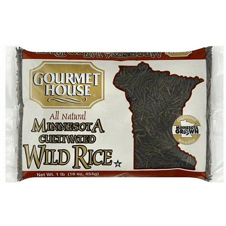 - (6 Packs) Gourmet House Minnesota Cultivated Wild Rice, 1 lb -$6.48/lb