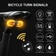 thumbnail image 2 of Luces de giro para bicicleta, luces de giro brillantes para bicicleta, delanteras y traseras, impermeables, con control remoto inalámbrico, luz trasera para bicicleta, recargable por USB, 2 of 5