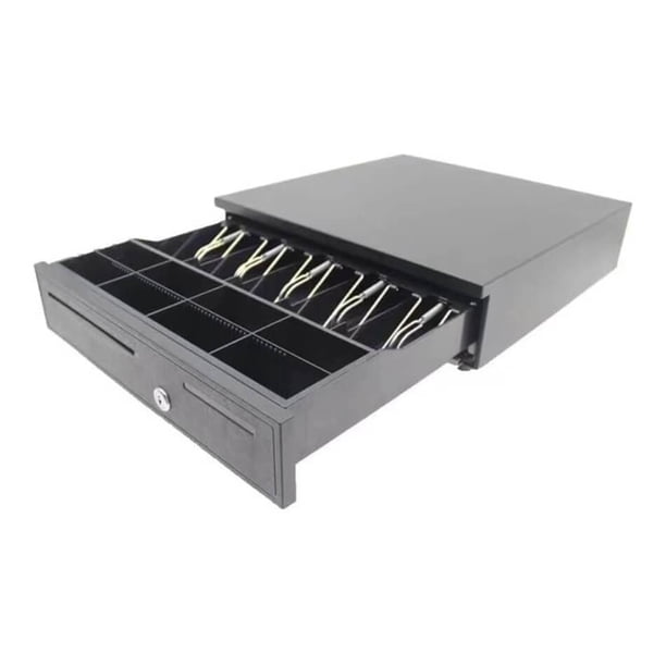 Cajon De Dinero PCTECMX CJNPCT030 5 Billetes/8 Monedas Grande Negro