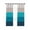 Turquoise, variant on Blue Aqua Ombre Blackout Curtains 63 Inches Long for Bedroom, Modern Abstract Art Farmhouse Striped Thermal Insulated Room Darkening Black Out Window Curtain Panels Grommet Drapes for Living Room