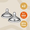thumbnail image 4 of Tommee Tippee Plus Près de la Nature Tétines de Biberon à Débit Rapide, 4 of 7