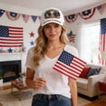 thumbnail image 6 of TOWED22 250 Anniversary USA Hat - 250 Year American Anniversary Hat Eagle Liberty Bell Statue of Liberty Patriotic Embroidered Hats B, 6 of 9