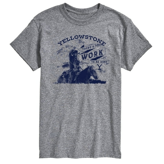 Yellowstone - Theres Work To Be Done - Men's Short Sleeve Graphic T-Shirt