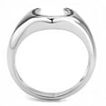 thumbnail image 4 of Eternal Sparkles Men's CZ Clear Stone Horseshoe Horse Equestrian Novelty Fashion Statement Ring, 4 of 6
