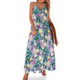thumbnail image 1 of Lemon Roses Sleeveless Dress elegant chic women dresses promotion Party dresses, 1 of 5