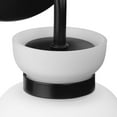 thumbnail image 4 of Lexie Collection One-Light Matte Black Contemporary Vanity Light, 4 of 13