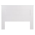 thumbnail image 3 of Pemberly Row Traditional Wood Queen Flat Panel Headboard in White, 3 of 6