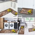 thumbnail image 3 of Sunflower Kitchen Rugs Decor Set of 2s Set Sunflowers Kitchen Mat Washable Runner Rug 17"x47"+17"x30", 3 of 5