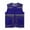 Blue, variant on Men and Women Workwear Summer Mesh Vest Breathable Reflective Strip Printed