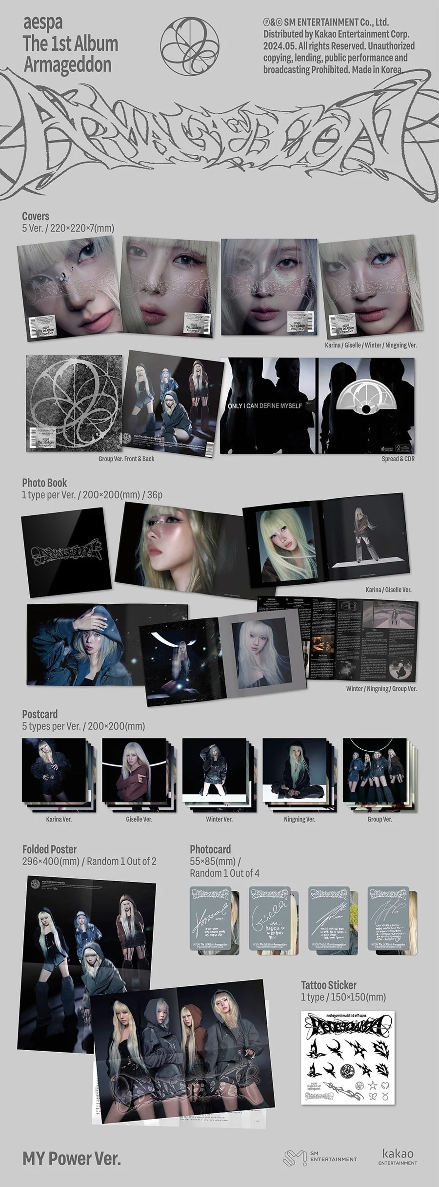 Aespa The 1st Album Armageddon Target Walmart B&N Europe