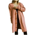 thumbnail image 2 of Lilgiuy Women Casual V-Neck Long Sleeve Autumn Sweater Cardigan Blouse Tops Pink，8（L） Fall Fashion 2022 Spring Winter, 2 of 5