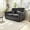 Black(Nailhead Trim), variant on Vinform 55" 3 in 1 Convertible Sleeper Sofa Bed, Pull Out Loveseat Couch with Storage Pocket, Pink