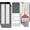 Black*48 Circuits (15 Sheets), variant on 48 Circuit Electrical Panel Labels Kit with Cleaning Cloth, Vinyl Breaker Labels & Directory Sheet, Resistant Adhesive, Easy Read Icons (Black*48 Circuits (15 Sheets))