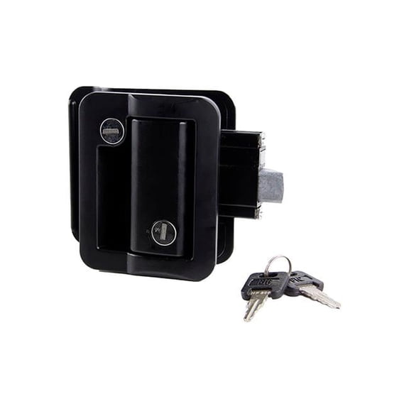 2020102689 Entry Door Latch for Travel Trailers - Black