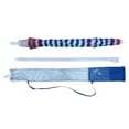 thumbnail image 3 of Mainstays 6.5' Red Blue White Stripe Octagon Beach Umbrella, Tilt, 3 of 8