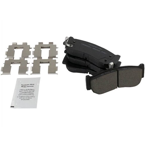 Rear Brake Pad Set - Compatible with 2007 - 2009 Hyundai Santa Fe 2008
