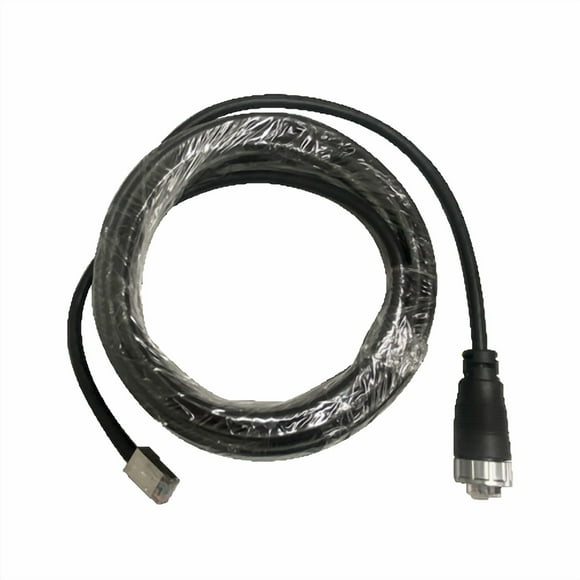 Furuno Ethernet Cable 001-646-960-00 Fits TZtouchXL Multi Function Display; Non-Waterproof RJ45 To Waterproof RJ45 Connectors; 2 Meter Length; Black
