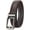 B-coffee, variant on Boys Ratchet Leather Belt Adjustable Dress Belts Click Sliding Buckle for Jeans School Uniform