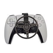 Mini Steering Wheel for PS5 / PS5 Pro / PS5 Slim Game Controller, 3D Printed Auxiliary Racing Wheel Attachment for Gamepad, Easy Assembly Driving Accessory
