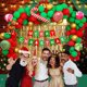 thumbnail image 1 of Juego de guirnaldas con forma de arco con forma de globo para fiestas de Navidad, 100 unidades, lámi, 1 of 1