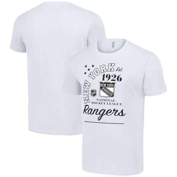 Men's Starter  White New York Rangers Arch City Team Graphic T-Shirt