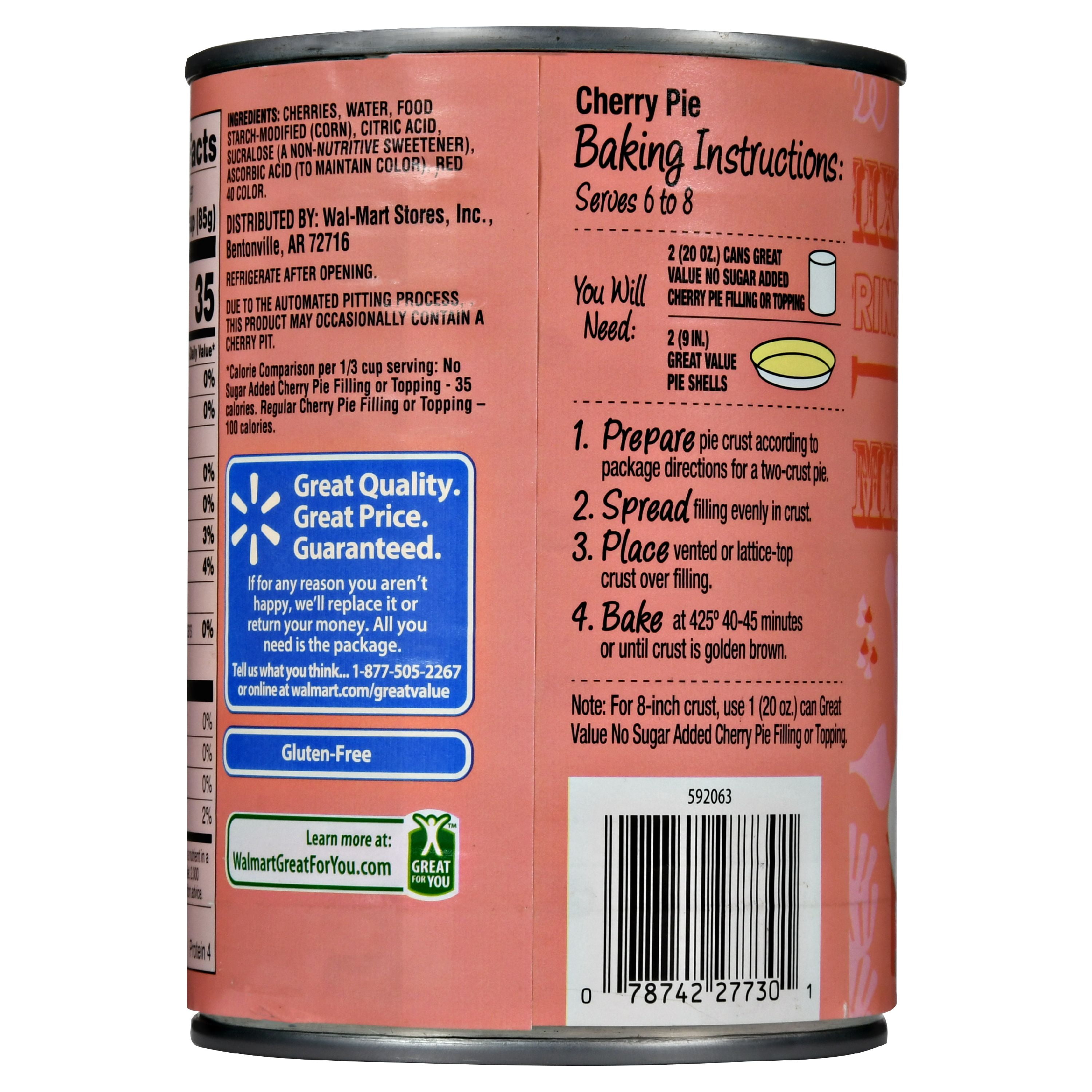 Great Value Pie Crust Nutrition Runners High Nutrition