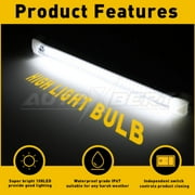 AUTOXBERT 2Pcs 12V LED Lights Bar 108 LED 6000K RV Interior Light Strip for Van Boat Trailer Camper