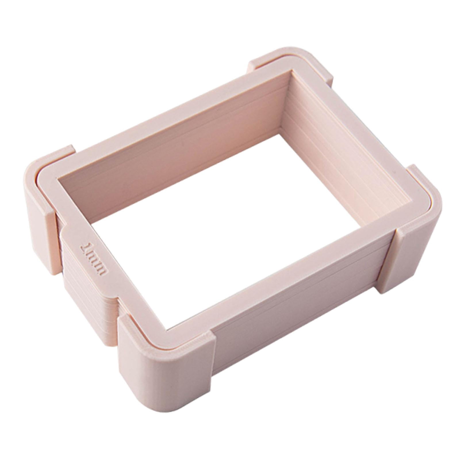 GUOOL Clay Rolling Frame Set with Fondant Rolling Depth Gauge for Clay And DIY Crafts - Professional, Portable And Easy-to-use Measuring Tool