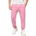 thumbnail image 2 of HAOTAGS Fleece-Lined Sweatpants for Boys & Girls Elastic Waist with Functional Side Pockets, Warm & Stretchy Joggers Pink Size 13, 2 of 7