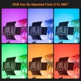 thumbnail image 5 of Nishore Photography Lamp,36w Led Panel Dimmable /np Series With Metal Barndoors Powered With Metal /np Series Battery 3200k-5600k Dimmable /np Metal Barndoors Remote Panel 352pcs Led Eryue, 5 of 7