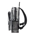 thumbnail image 6 of Fuel Unisex Clear Backpack and Drawstring Bundle, Black, 6 of 6