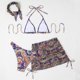 thumbnail image 3 of Bikini Tops para Mujeres Protección Solar Tres Piezas Set Sexy sin Tirantes Traje de Baño de Playa con Cover-Up, 3 of 8