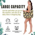 thumbnail image 5 of AOUNQ Large Beach Bags for Women Waterproof Tote Bag with Zipper Carry on Bag for Vacation Travel,Sunflower, 5 of 6