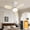 WOOD, variant on 24.4" Wood Grain Ceiling Fan with Light, 3 Blades, 6-Speed Reversible Quiet DC Motor, Dimmable LED, APP & Remote Control, Flush Mount for Bedroom Living Room Farmhouse