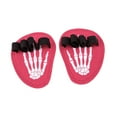thumbnail image 5 of Vsenkes Weight Gloves Anti Slip Workout Gloves for Fitness Deadlift Exercise Rose red, 5 of 9