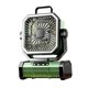 thumbnail image 2 of Ventilador de Camping con luz, ventilador de escritorio con gancho, silencioso, portátil, recargable por USB, ventilador para tienda de campaña, para Verde con control remoto, 2 of 8