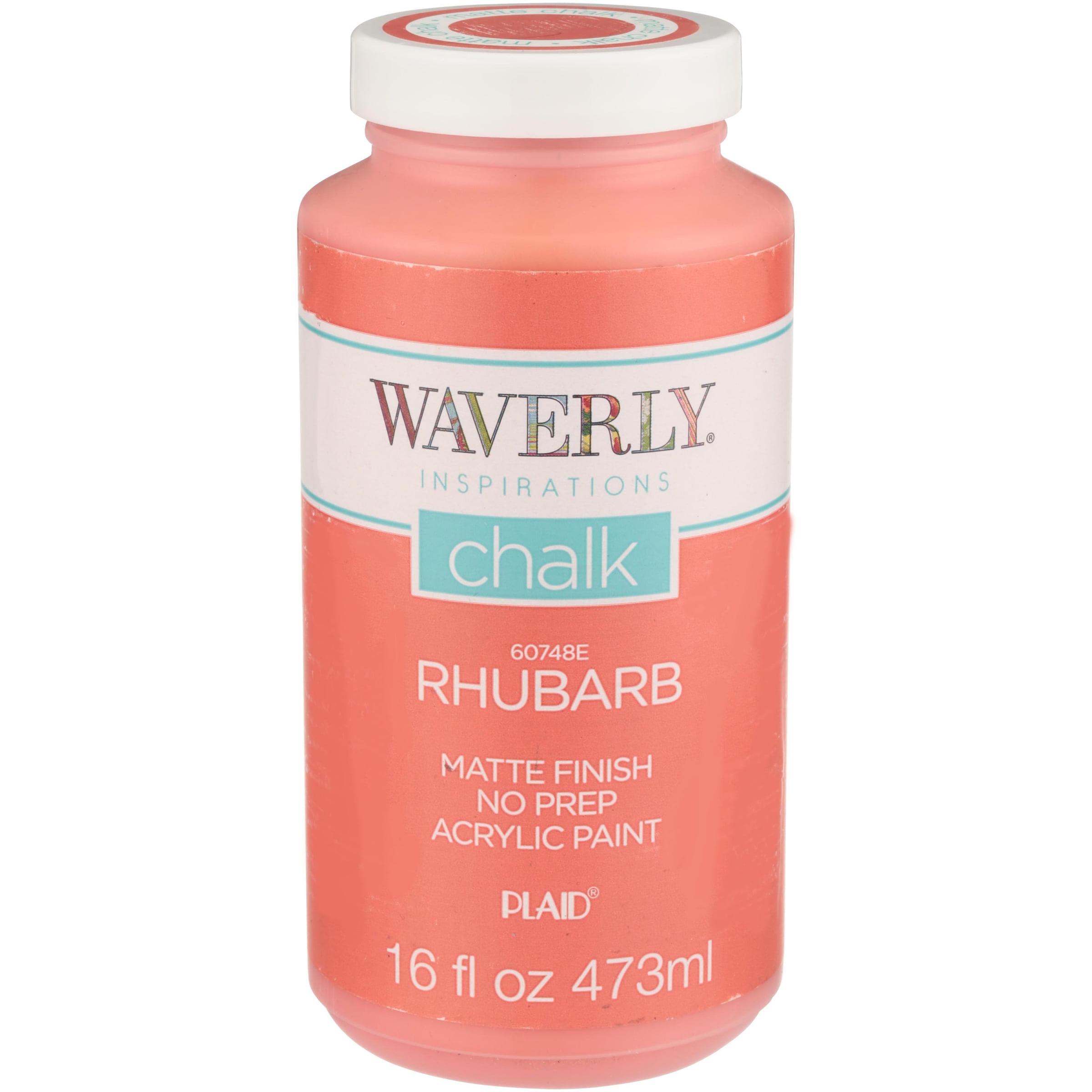 Waverly Inspirations Chalk Paint, Ultra Matte, Rhubarb, 16 fl oz