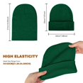thumbnail image 2 of ZSQDM Unisex beanie Winter Knitted Cuffed Soft Warm Hat for Men/Women Ski Watch Cap beanie for Women Melin Hats for Men Bucket Hats 5 Gallon Water Jug Cap, 2 of 6