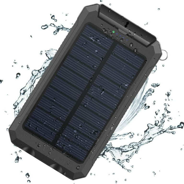 46800mAh Power Bank 6 Folding Solar Panel Portable Outdoor Phone