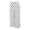 thumbnail image 4 of FRSASU Cotton Linen Pants Women Elastic High Waisted Beach Pants Polka Dot Printed Casual Loose Lightweight Wide Leg Trousers with Pockets White, 4 of 6