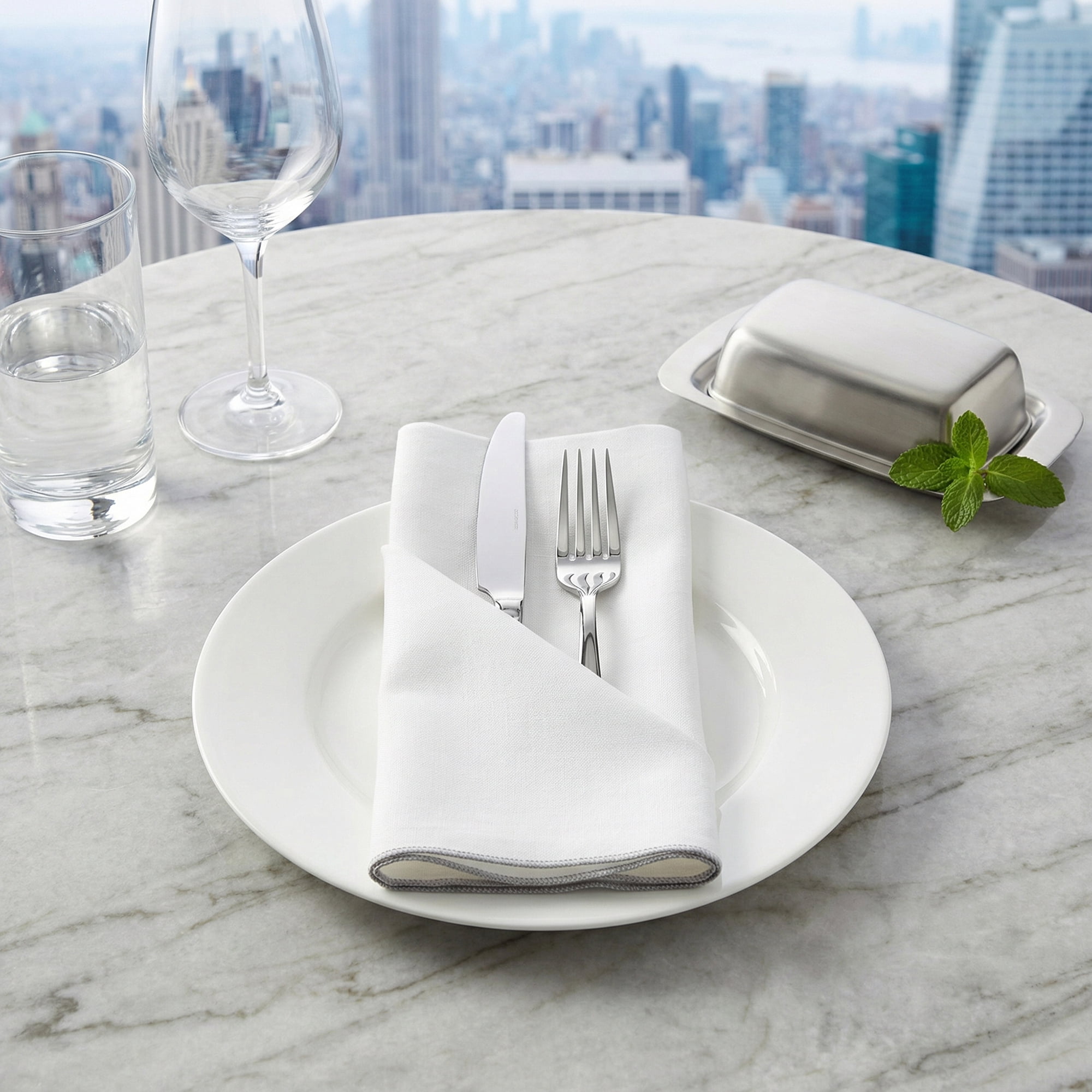 Unique Bargains 12Pcs Cotton Washable Dinner Cloth Napkins White 18x18inch