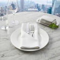thumbnail image 4 of REGALWOVEN 12 Pack Cloth Napkins, Cotton Washable Table Dinner Napkins for Restaurant, Weddings, Events, and Parties White 18x18inch, 4 of 6