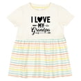 thumbnail image 3 of Inktastic I Love My Grandpa Girls Baby Dress, 3 of 5