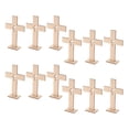 thumbnail image 4 of 12 cruces de madera para manualidades, cruces de pie, cruces de base, centros de mesa para exteriores, iglesias, decoración del hogar, mesas, cruces religiosas., 4 of 7